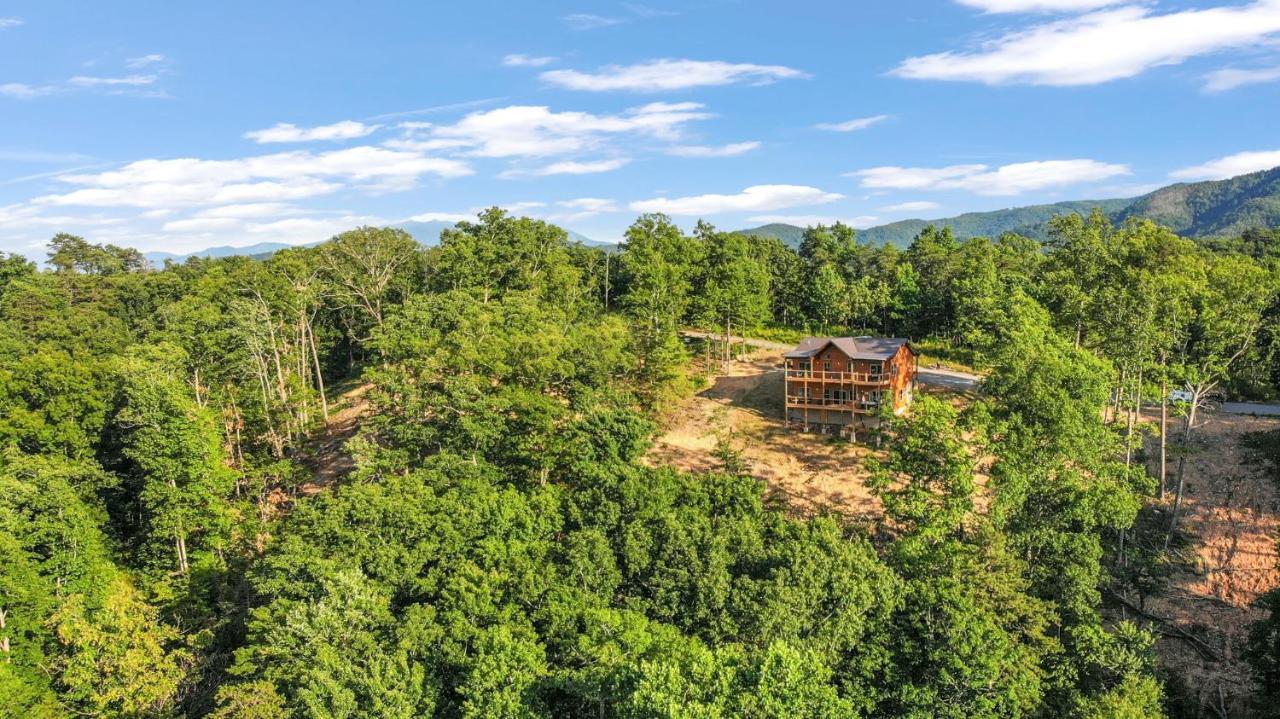 New / 3 King Suites / Sleeps12 / View / 5 Mi To Pf / Hot Tub Sevierville Exterior foto